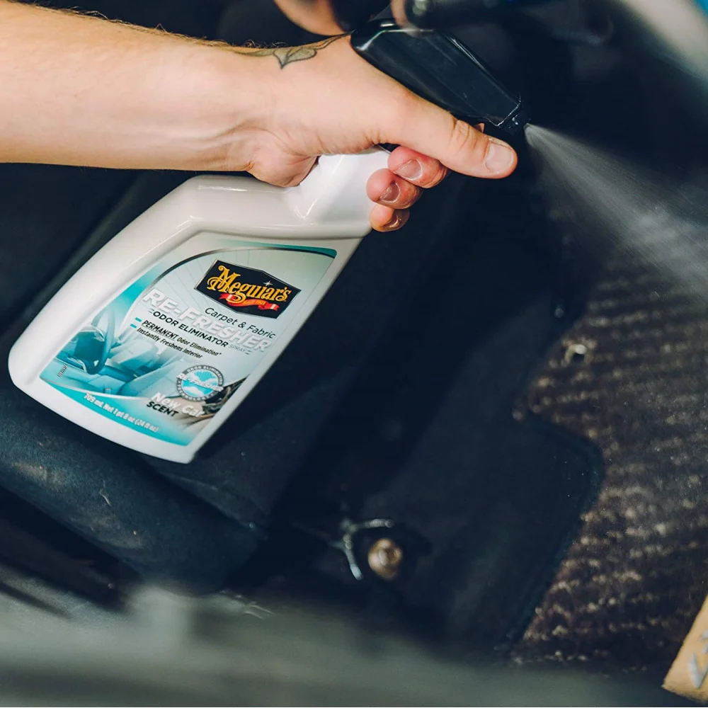 Szagtalanító spray Meguiar's szőnyeg- és ruhafrissítő, 709 ml