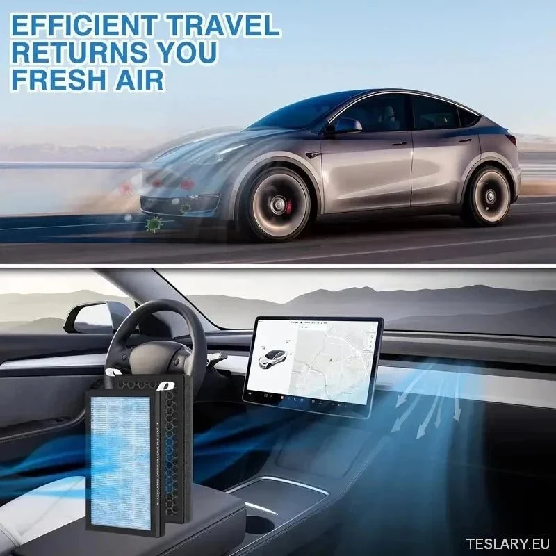 Tesla Model 3/Y utas légszűrőcsere -készlet (mindkét szűrő)