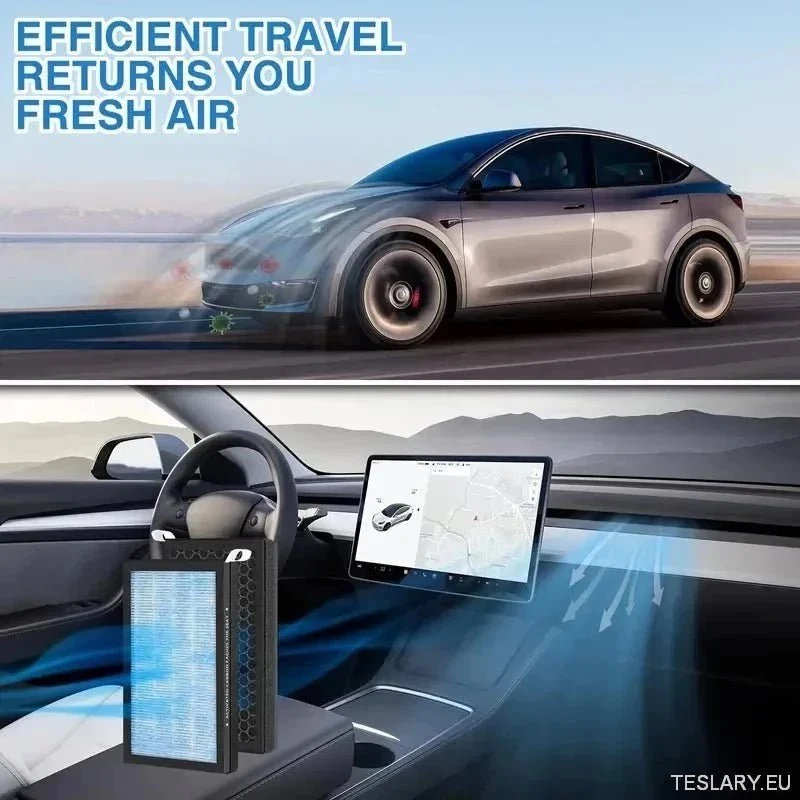 Tesla Model 3/Y utas légszűrőcsere -készlet (mindkét szűrő)