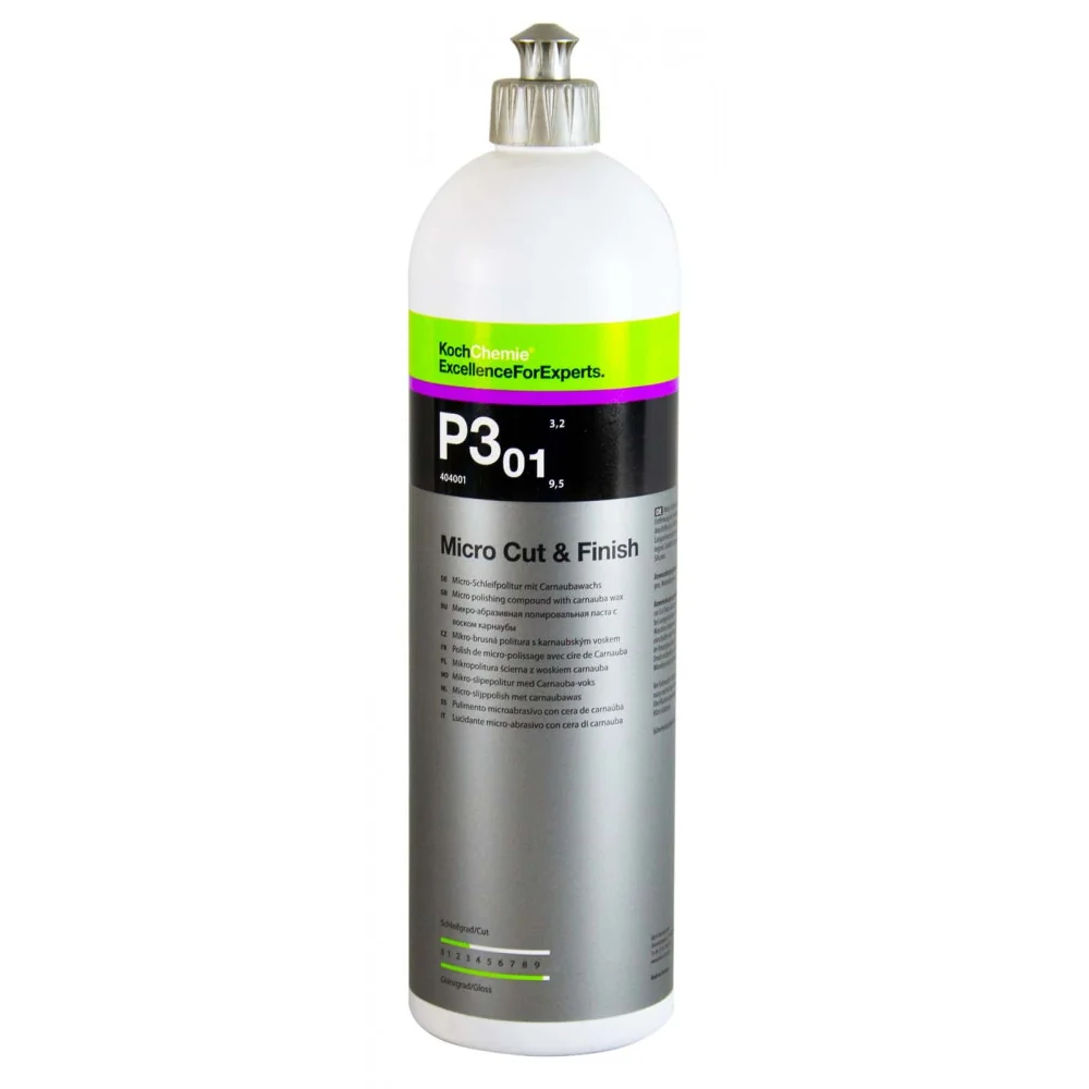 3 az 1-ben autófényező Koch Chemie Micro Cut and Finish P3.01, 1000 ml