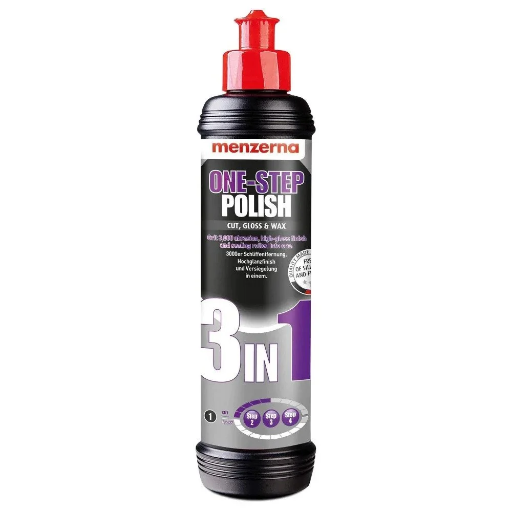 Medium Car Polish Menzerna One Step Polish 3 az 1-ben, 250 ml