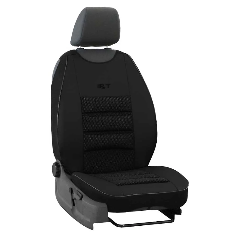 Univerzális Fekete bőr vezetői üléshuzat Ergonomic