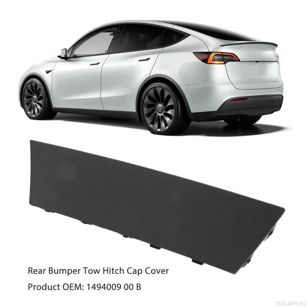 Tesla modell Y 2022 - 2025 hátsó lökhárító vontatósapka fedéllemez cseréje Tesla modellhez Y Tow Eye Hook fedélhez
