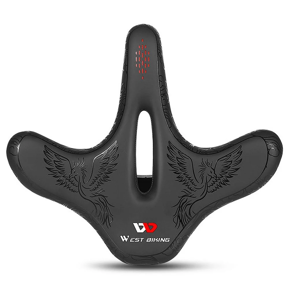 kényelmes, ergonomikus, vízálló, széles kerékpárnyereg