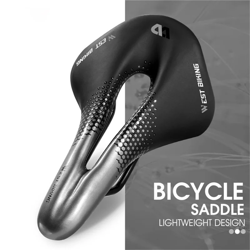 Selle PU kényelmes lengéscsillapító kényelmes - Fehér / Kék