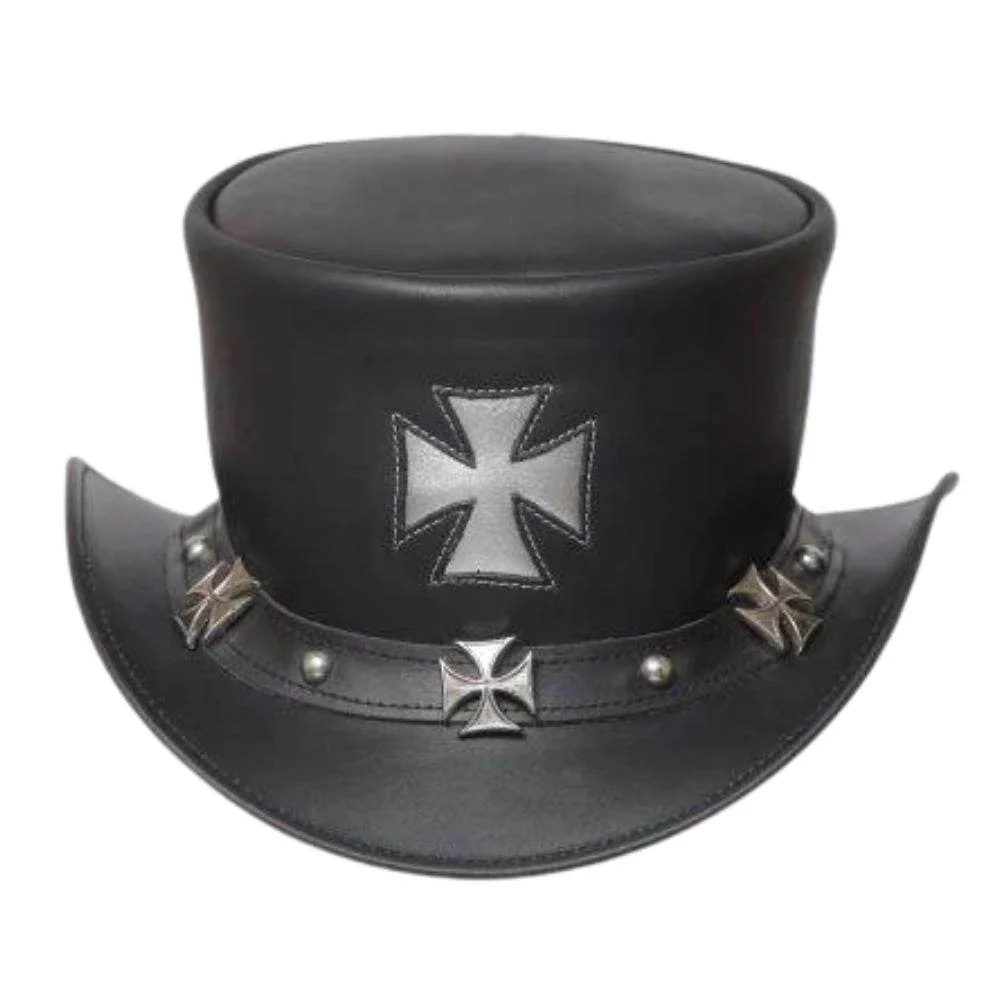 Motoros cilinderkalapok Gloss Black Xs