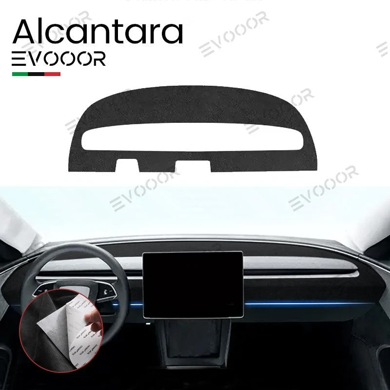 2024+ Model 3 Highland Alcantara műszerfal fényvisszaverő matricák Tesla
