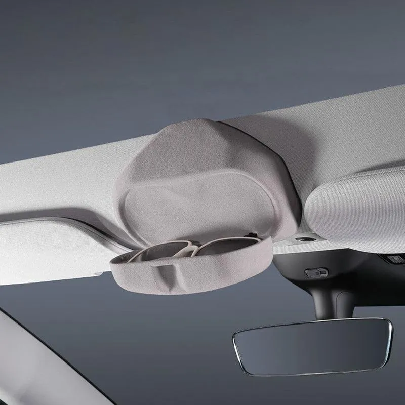 Model 3/Y Alcantara napszemüveg tároló doboz Tesla