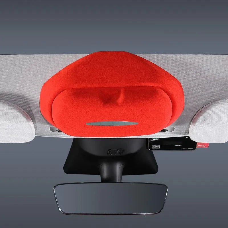 Model 3/Y Alcantara napszemüveg tároló doboz Tesla