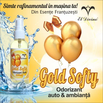 Koncentrált autóillatosító 50 ml – Gold Softy