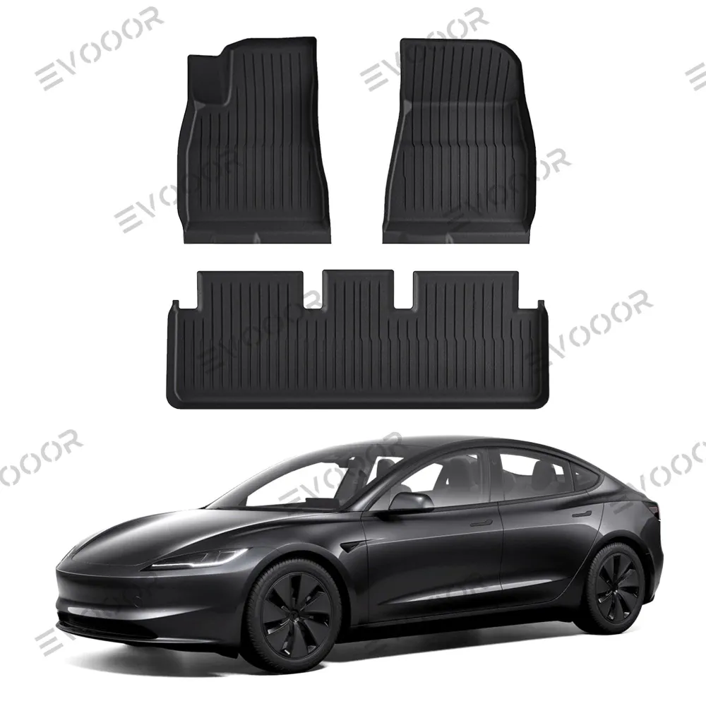 2024+ Model 3 Highland Minden időjárási körülményre alkalmas TPE padlószőnyeg Tesla