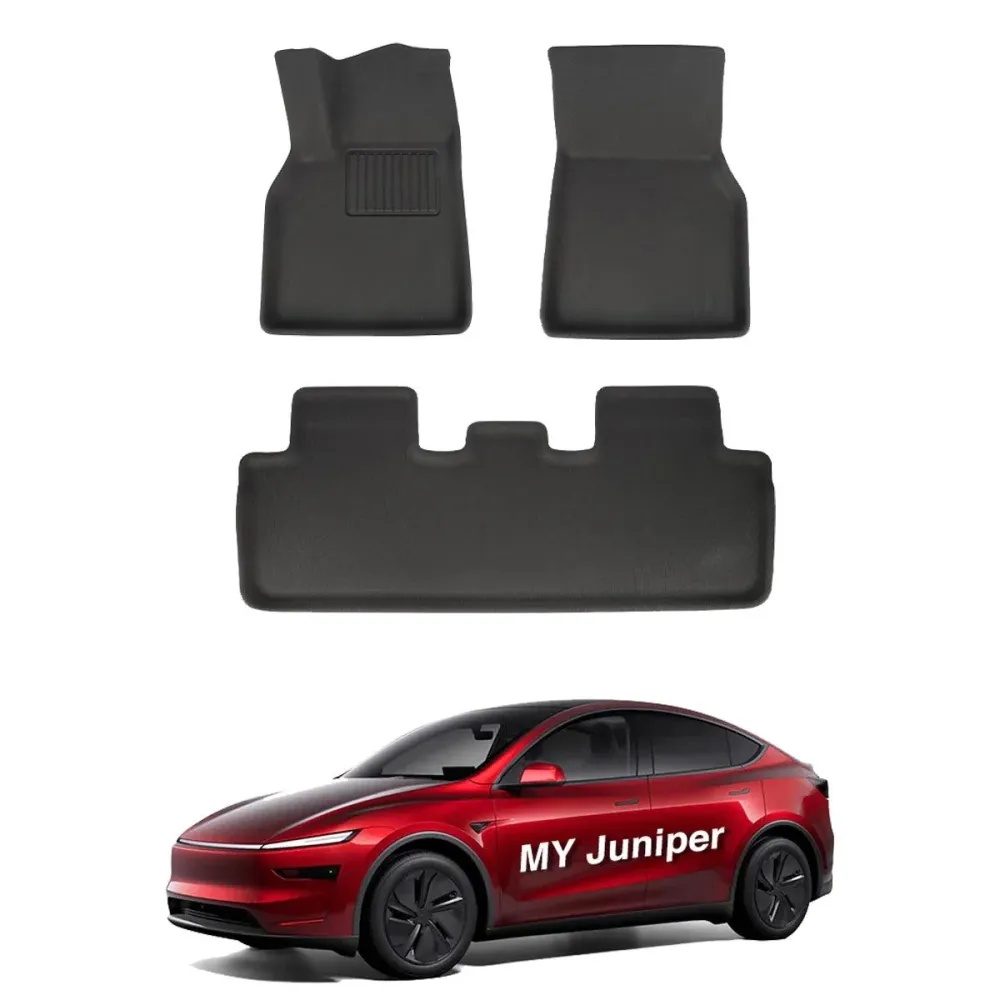 Minden időjárási körülményre alkalmas XPE belső szőnyegek, csomagtartó bélések, Tesla 2025+ Model Y Juniperhez