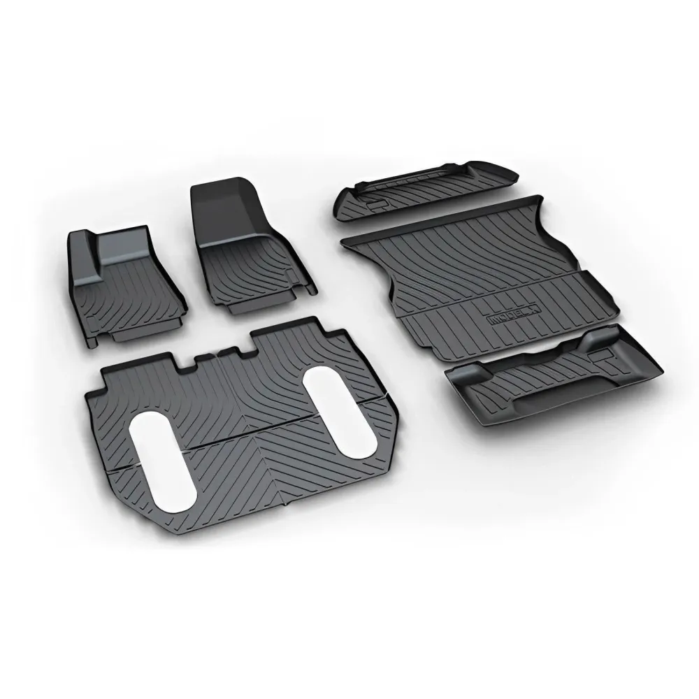 Tesla Model X Floor Mats csomagtartószőnyeg rakománybélés minden időjárásra (2015-2020)