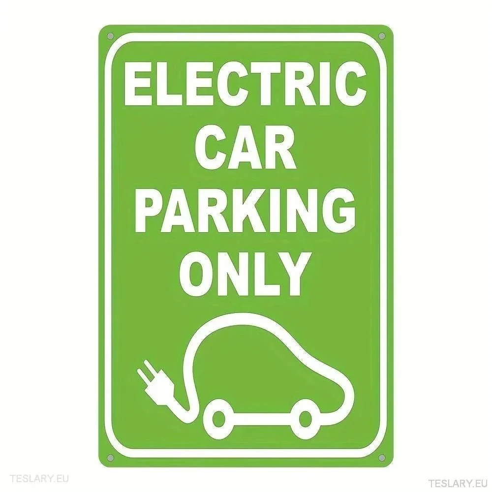 Csak az elektromos parkoló parkolás UV nyomtatott fémjel