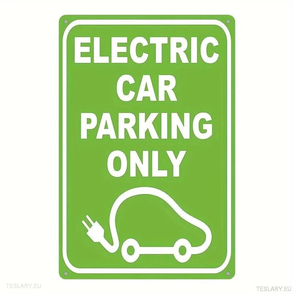 Csak az elektromos parkoló parkolás UV nyomtatott fémjel