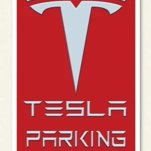 Tesla parkolás - fémjel