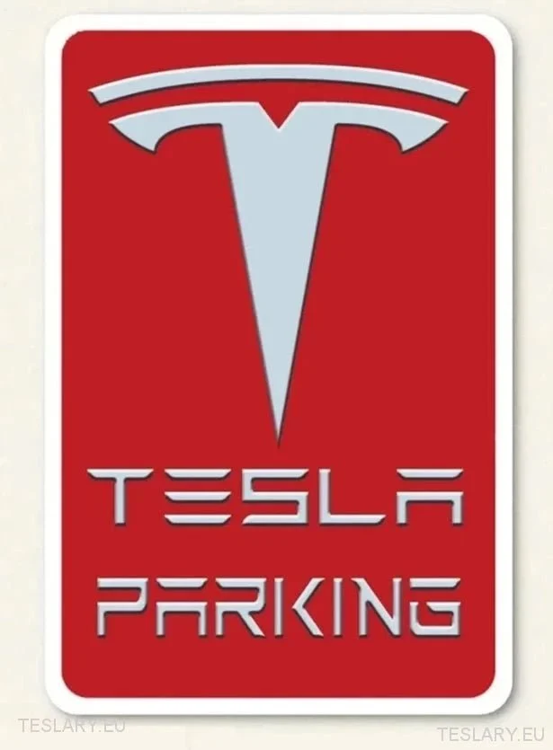Tesla parkolás - fémjel