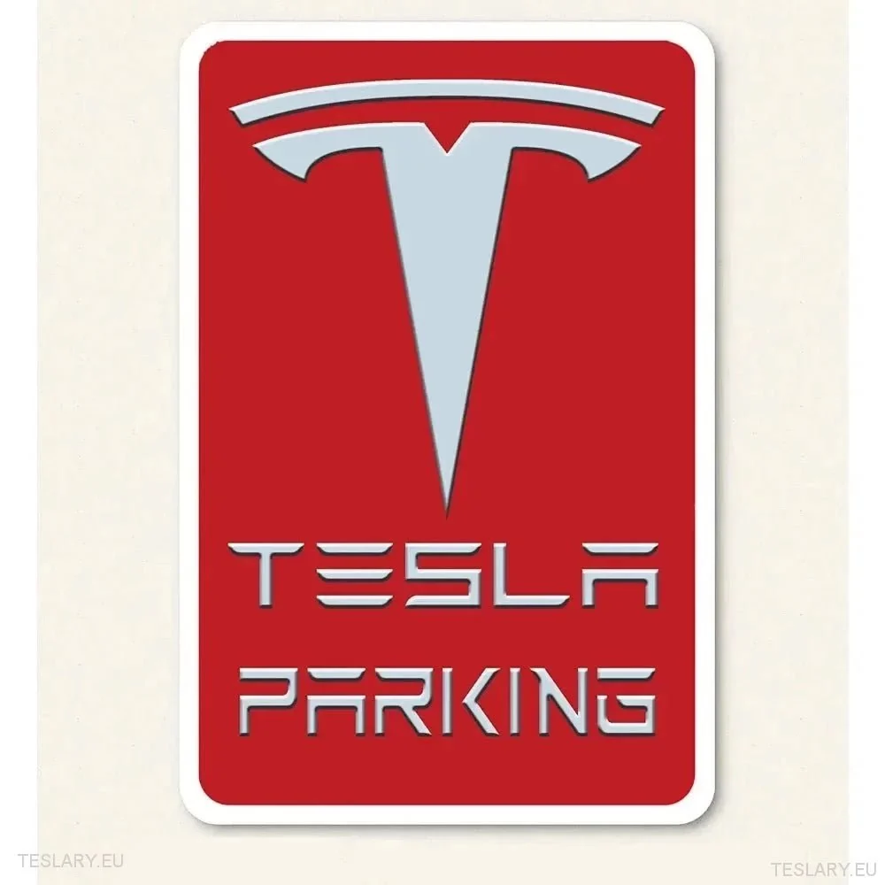 Tesla parkolás - fémjel