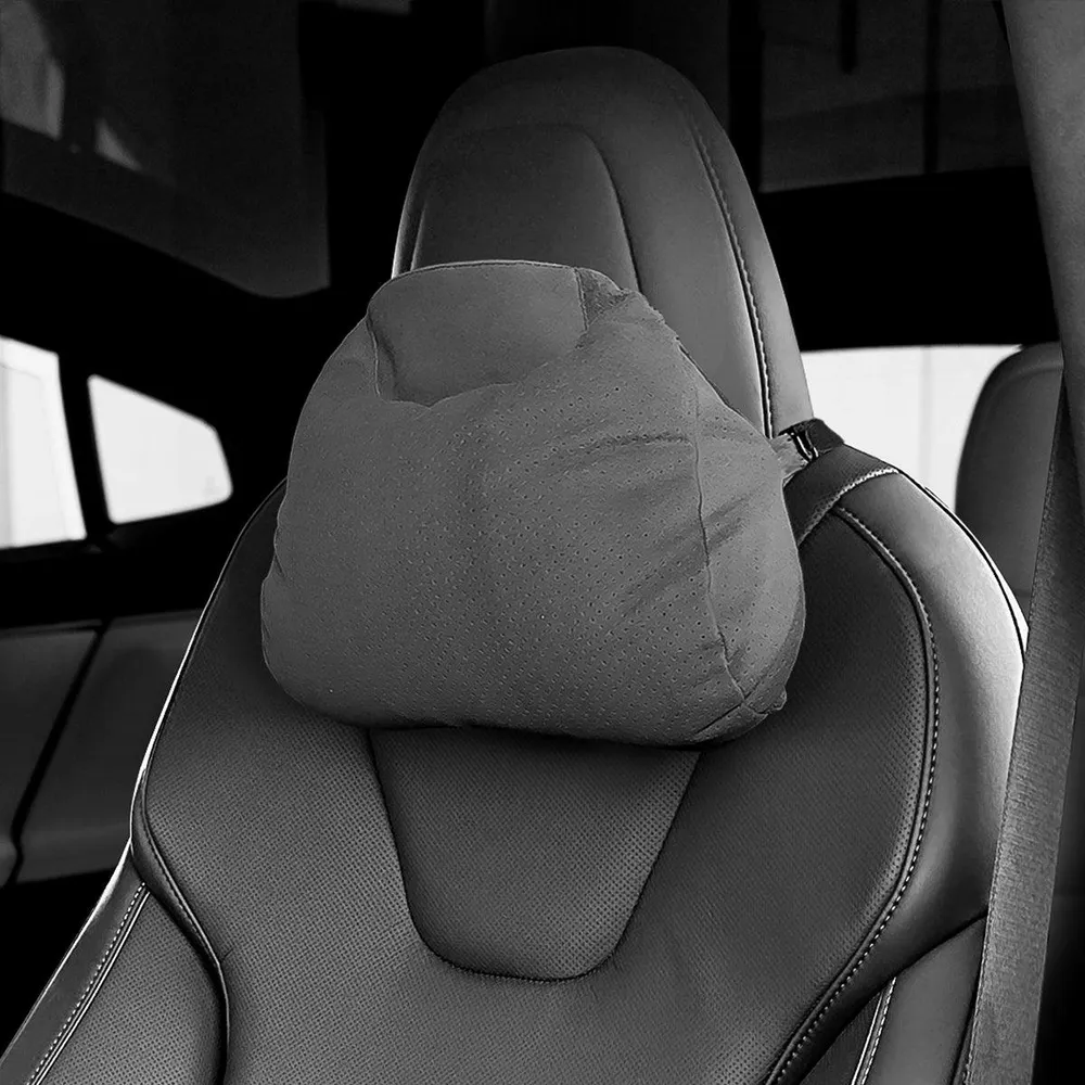 Alcantara nyaktámasztó párna Tesla modellhez S/X