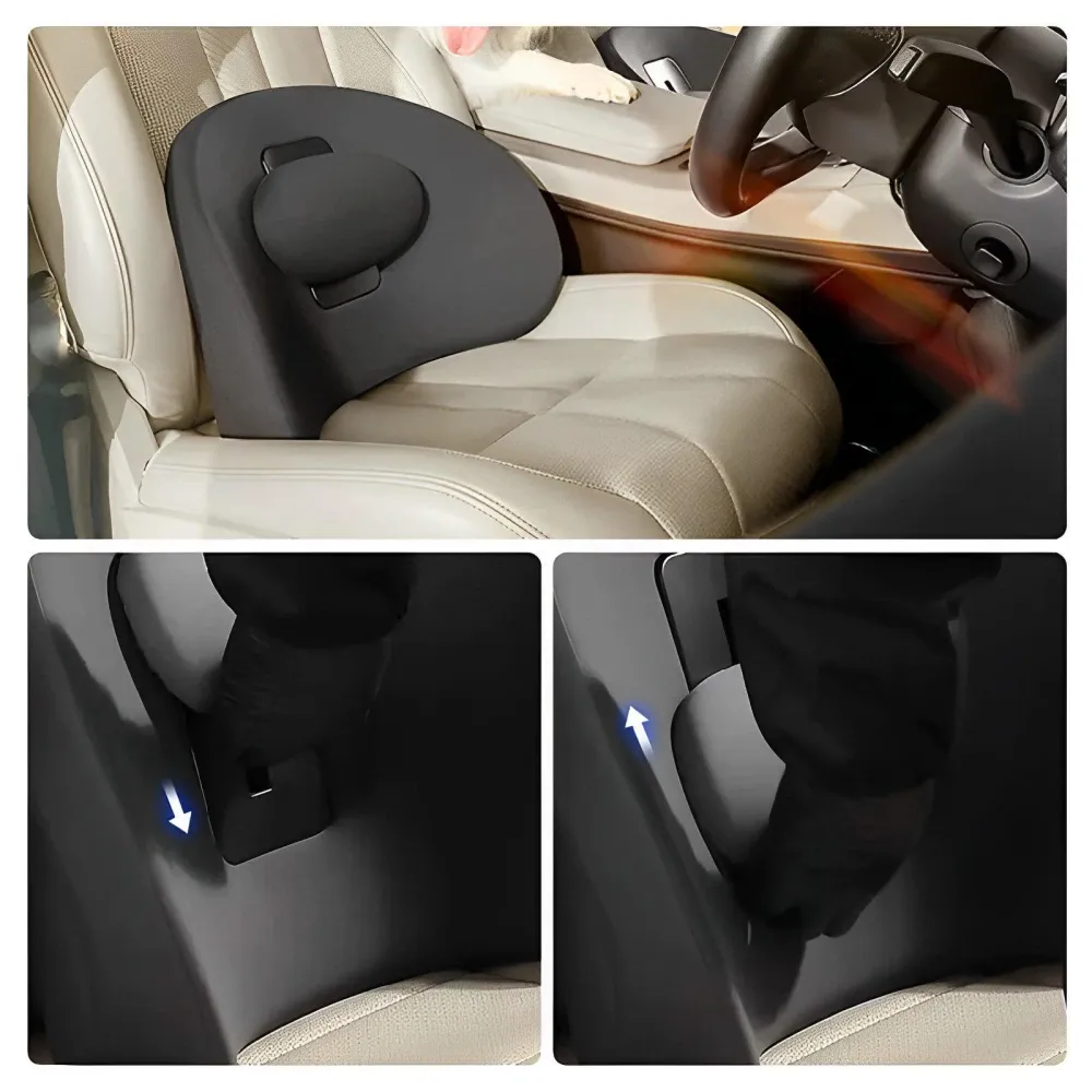 Ergonomikus támasztókészlet Tesla modellekhez - Állítható derék- és nyakpárnák kényelemért