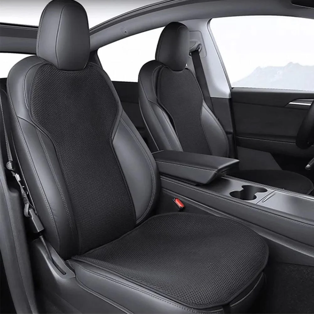 Prémium hűsítő üléspárna Tesla Model 3/Y-hoz - Ultra lélegző Ice Silk technológia