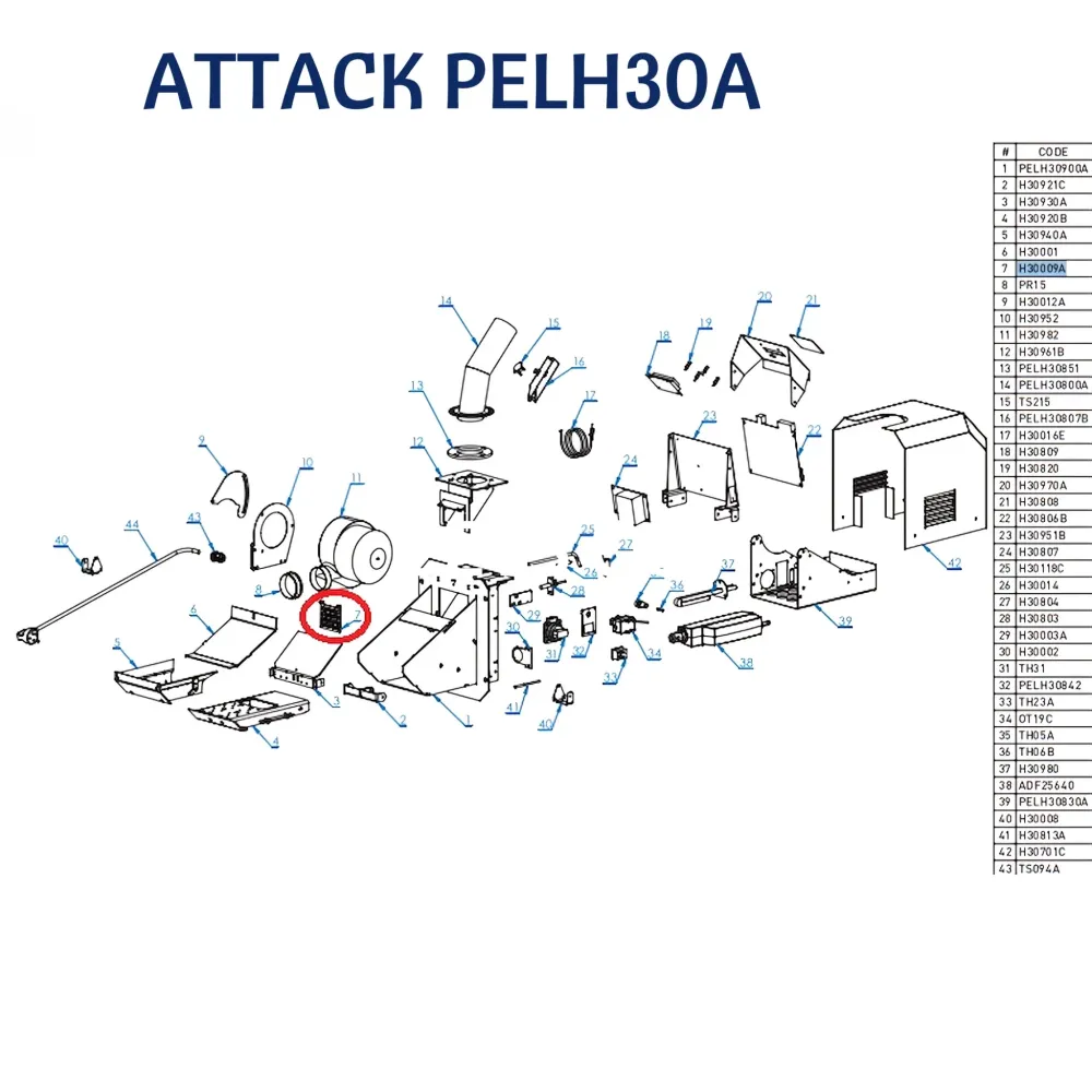 Attack pellet fék