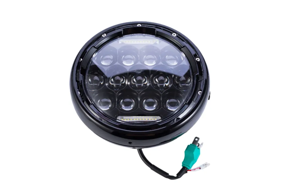 Phare Multi DRL 7 pouces 45W 6500K Coque Fine