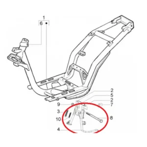 PIAGGIO Támasz