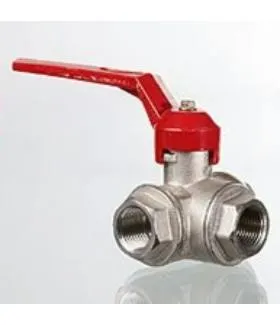Golyóscsap BBB 1/2" 3-utú VS3400-1/2 L-furattal (AZP)