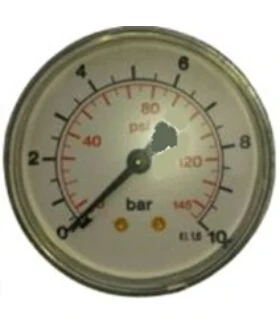 Manométer 40mm 1/8" 0-1bar MPS-40-0/1A hátsó (AZP)