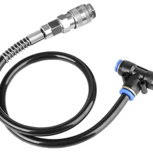 Pneumatikus ti-szűkítő 12 mm / 6 mm / 6 mm tömlővel, 10 atm