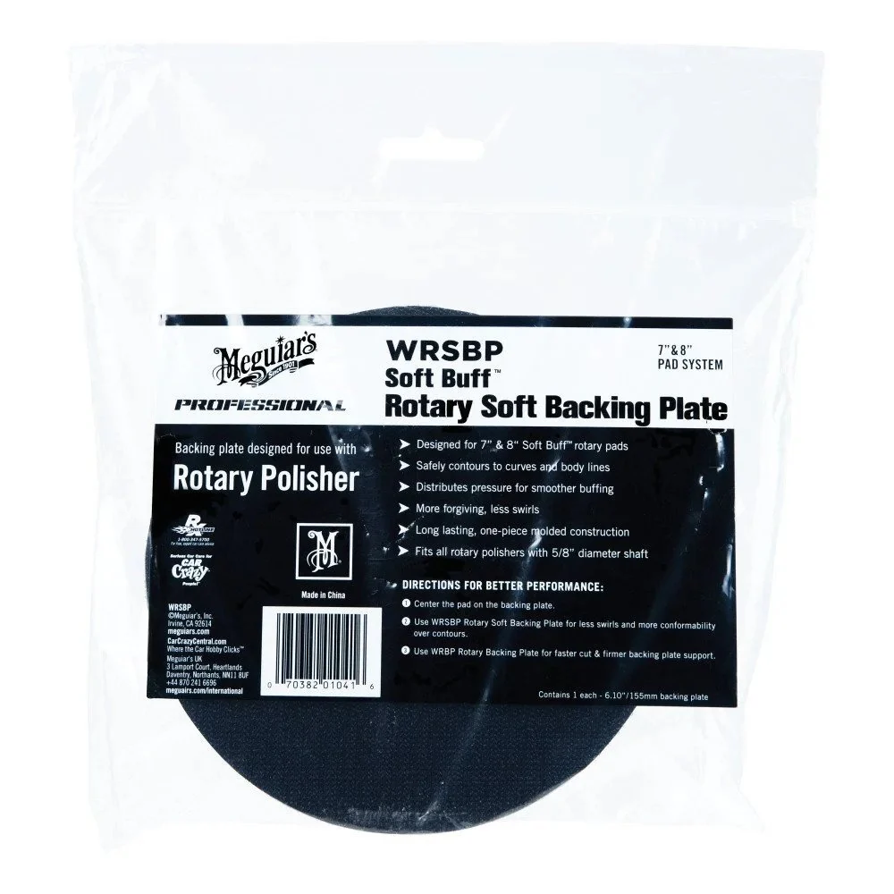 Rotary Soft Backing Plate Meguiar's Soft Buff, 155 mm