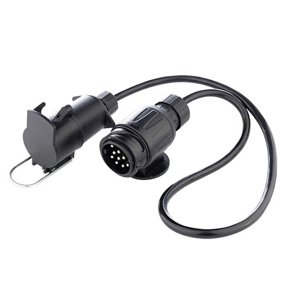 13/7 PIN 12V-os 12 V utánfutó adapter 0,75 m kábellel