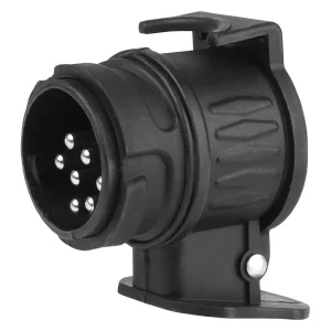 Pótkocsi csatlakozó adapter, 13/7 PIN, laza