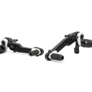 állítható lábtartó RCT10GT fekete-ezüst - Ducati, Scrambler I / N / FT, 7K (2023 - )
