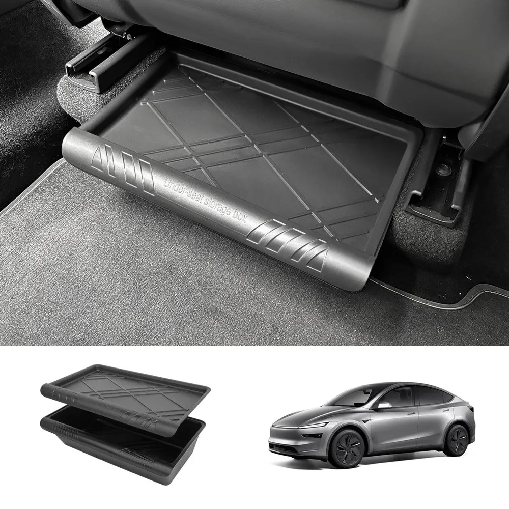 Ülés alatti tárolódoboz, elegáns szervező Tesla Model Y Juniper 2025+-hoz