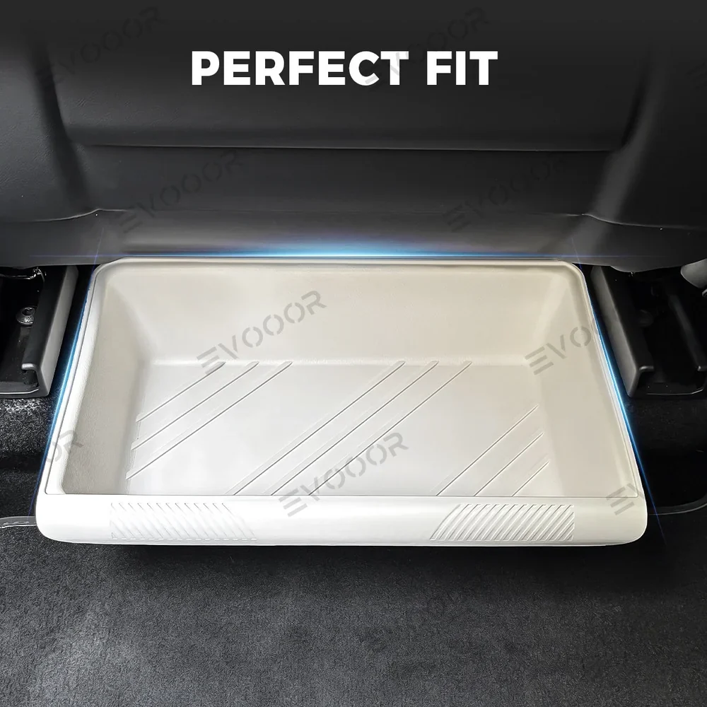 Ülés alatti tárolódoboz, elegáns szervező Tesla Model Y Juniper 2025+-hoz