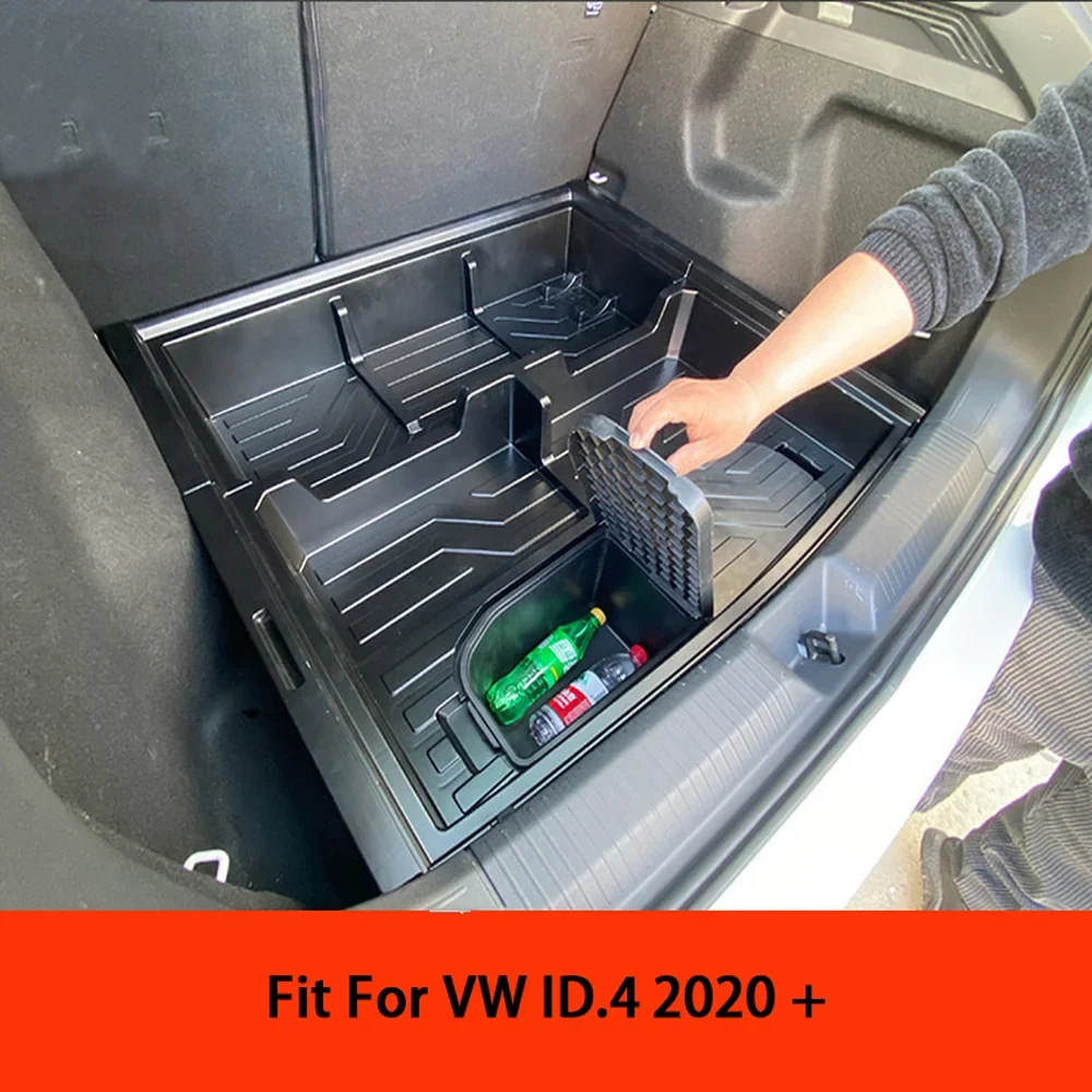 Műanyag hátsó csomagtartó belső tárolódoboz VW ID.4 2020+-hoz