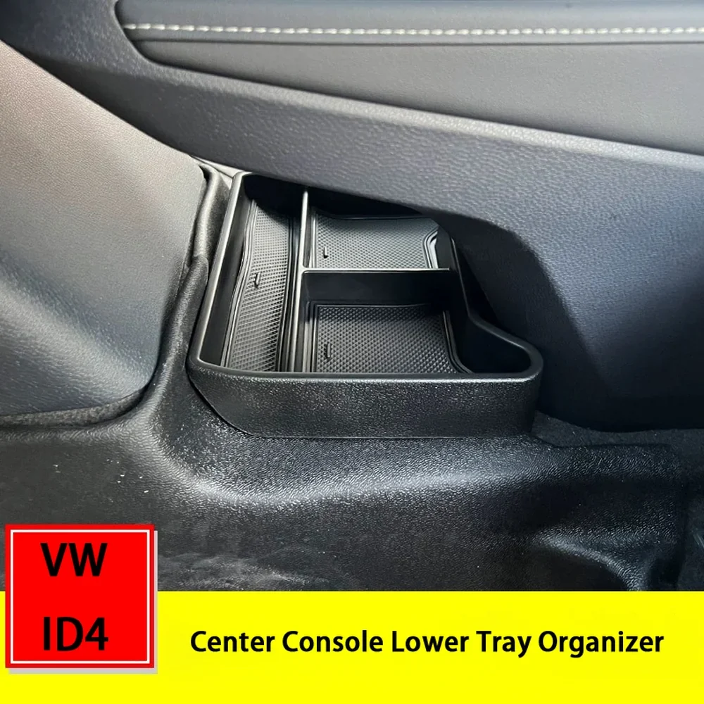 Műanyag középkonzol alsó tálca rendező VW ID.4 2020+-hoz