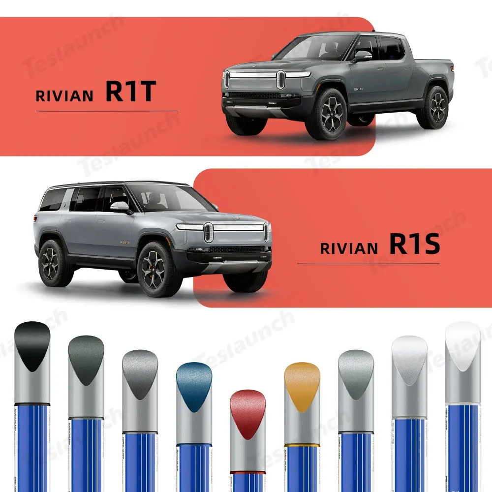 RIVIAN Automotive fémes javítóceruza | Egyszerű karosszériajavítási megoldás R1T és R1 modellekhezS Modellek