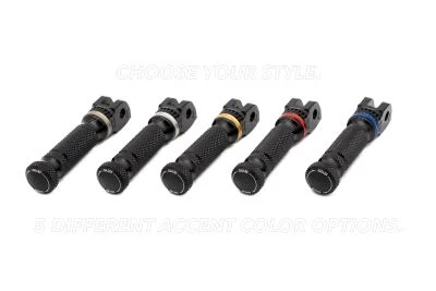 Sport lábtartó készlet, vezetőoldali, fekete - Kawasaki, Z 1000 / ABS, ZRT00D (2010 - 2013); Kawasaki, Z 1000 / ABS, ZRT00...