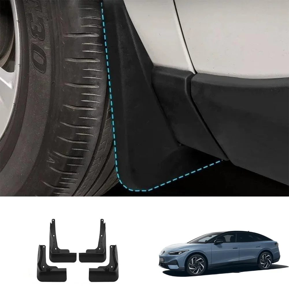 Első és hátsó sárfogó készlet VW ID.7 (2023–2025)-höz (4 db)