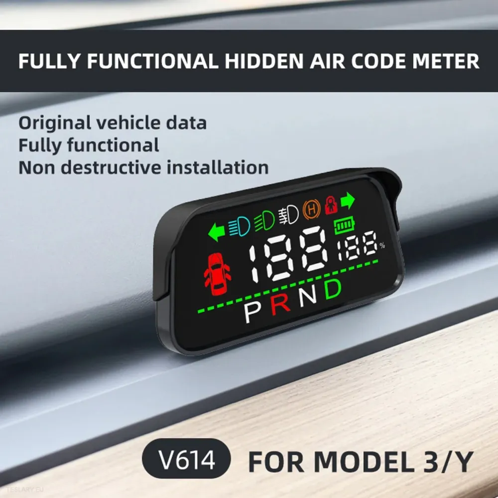 Tesla modell 3/y V614 Mini digitális kötőjel