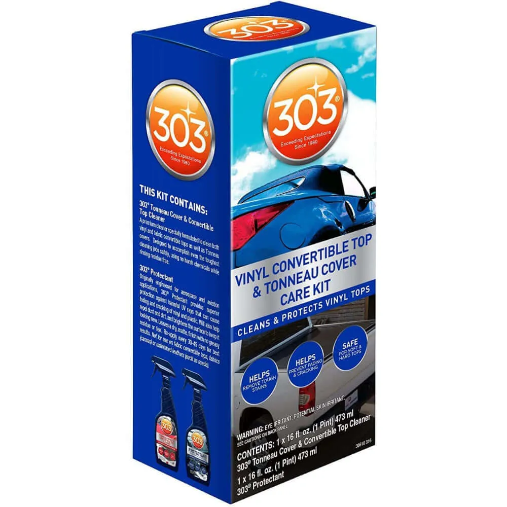 Vinyl Convertible Top és Tonneau Cover Care Kit 303, 476ml