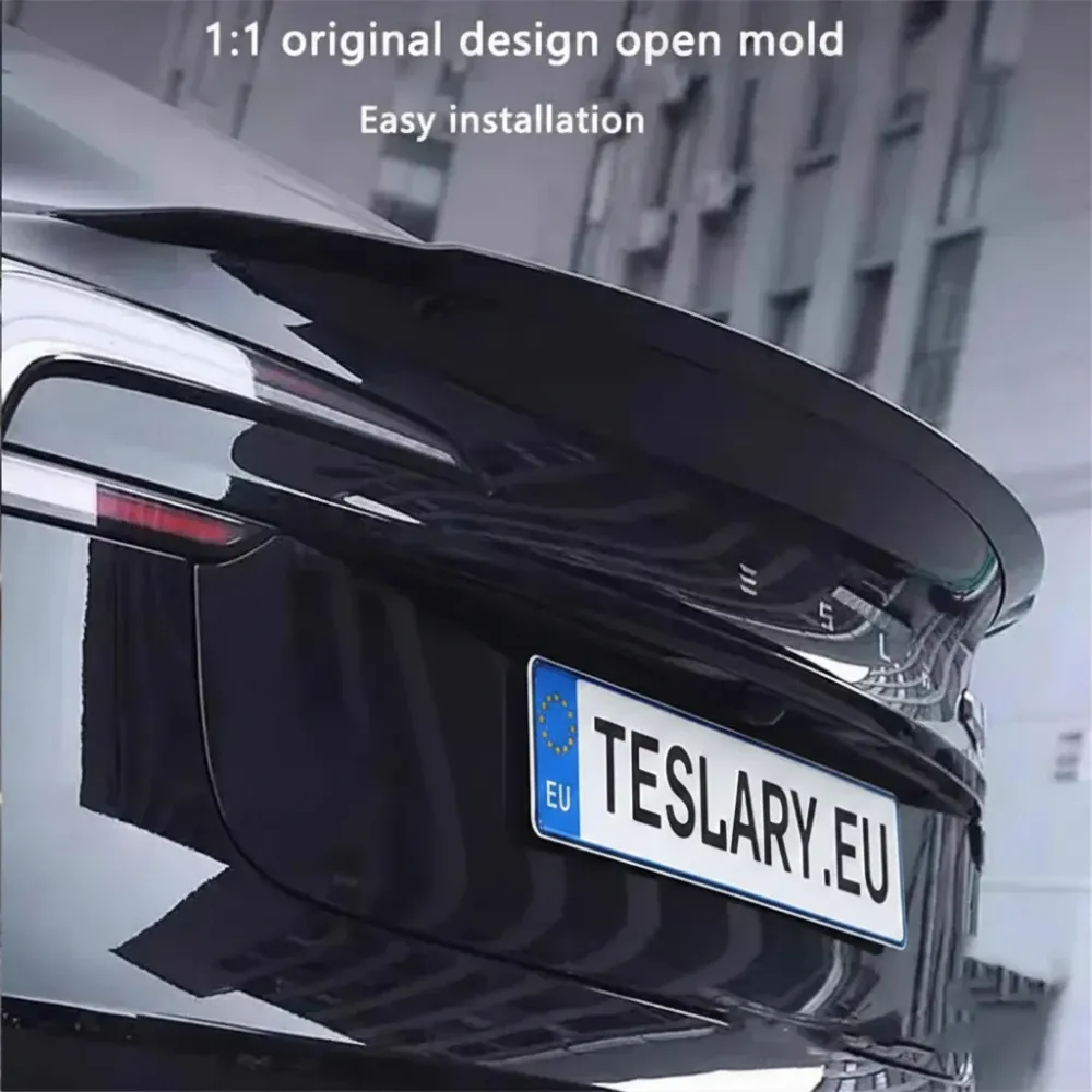 Tesla Model 3+ Highland 2024 100% valódi szénszálas hátsó csomagtartó spoiler