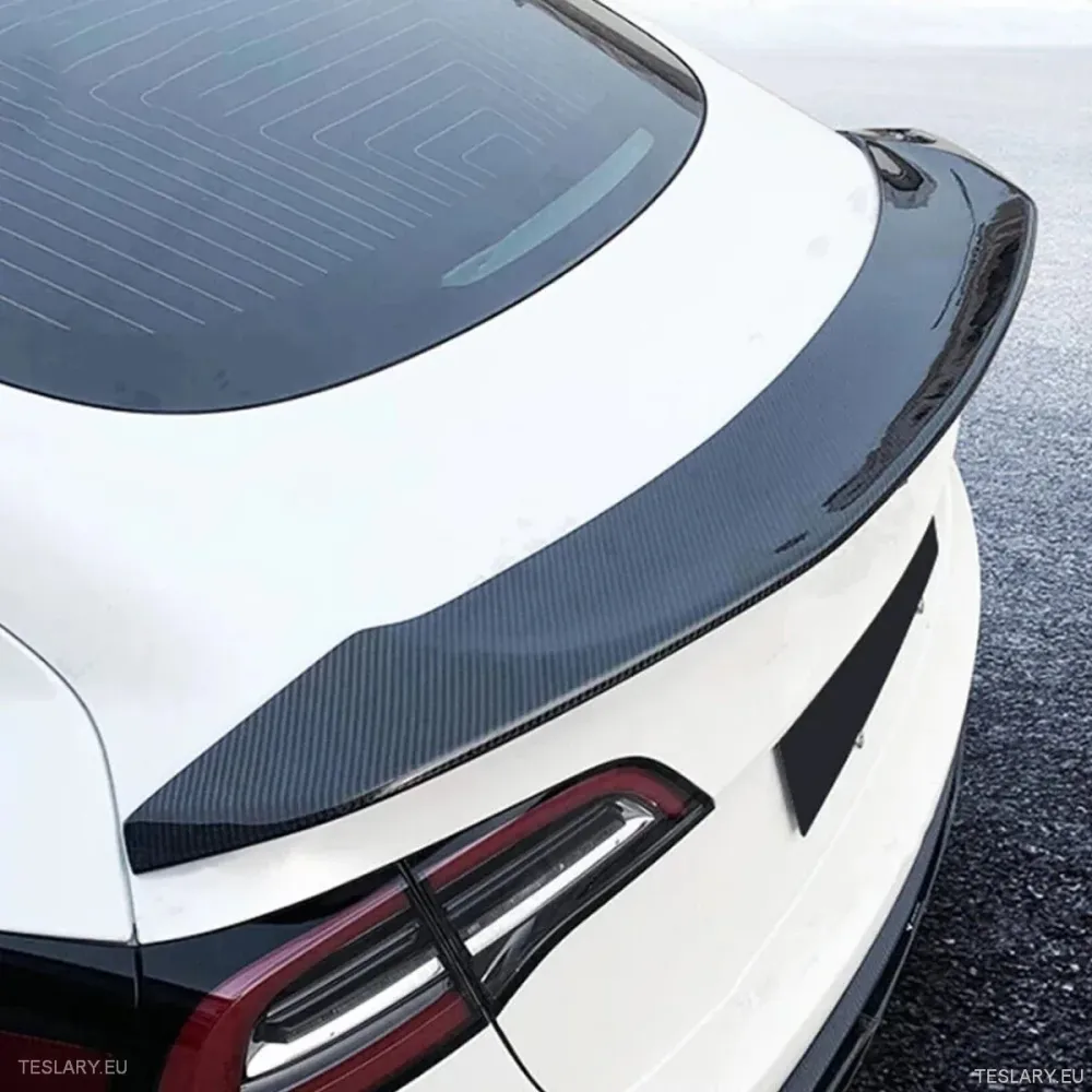 V Típus Highkick Sport Spoiler szárny Tesla Model 3 2019 - 2023 - szénszálas stílus