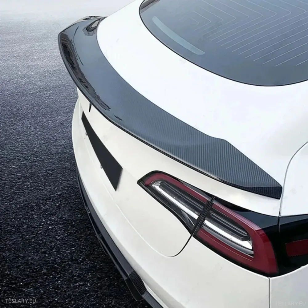 V Típus Highkick Sport Spoiler szárny Tesla Model 3 2019 - 2023 - szénszálas stílus