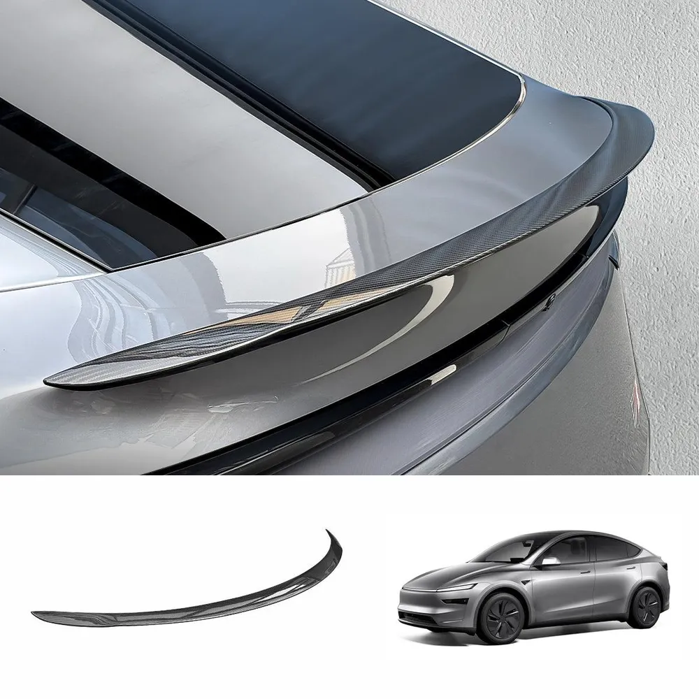 [Real Carbon Fiber] Nagy teljesítményű hátsó spoiler Tesla Model Y Juniper 2025+-hoz
