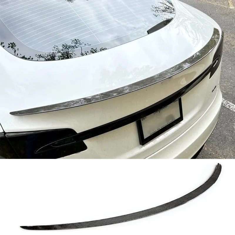 [Real Carbon Fiber] Plaid Performance Spoiler Tesla Model S 2014+