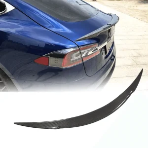 [Real Carbon Fiber] R-stílusú spoiler ehhez Tesla Model S 2014+